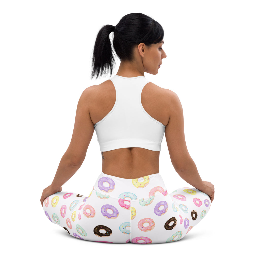 Women's Colorful Donut Buttery Soft Yoga Leggings