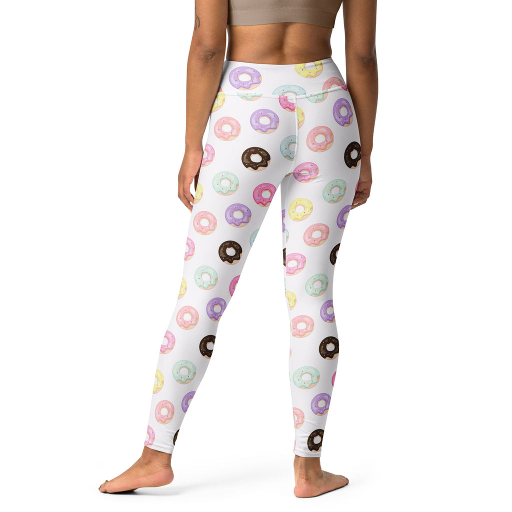 Women's Colorful Donut Buttery Soft Yoga Leggings
