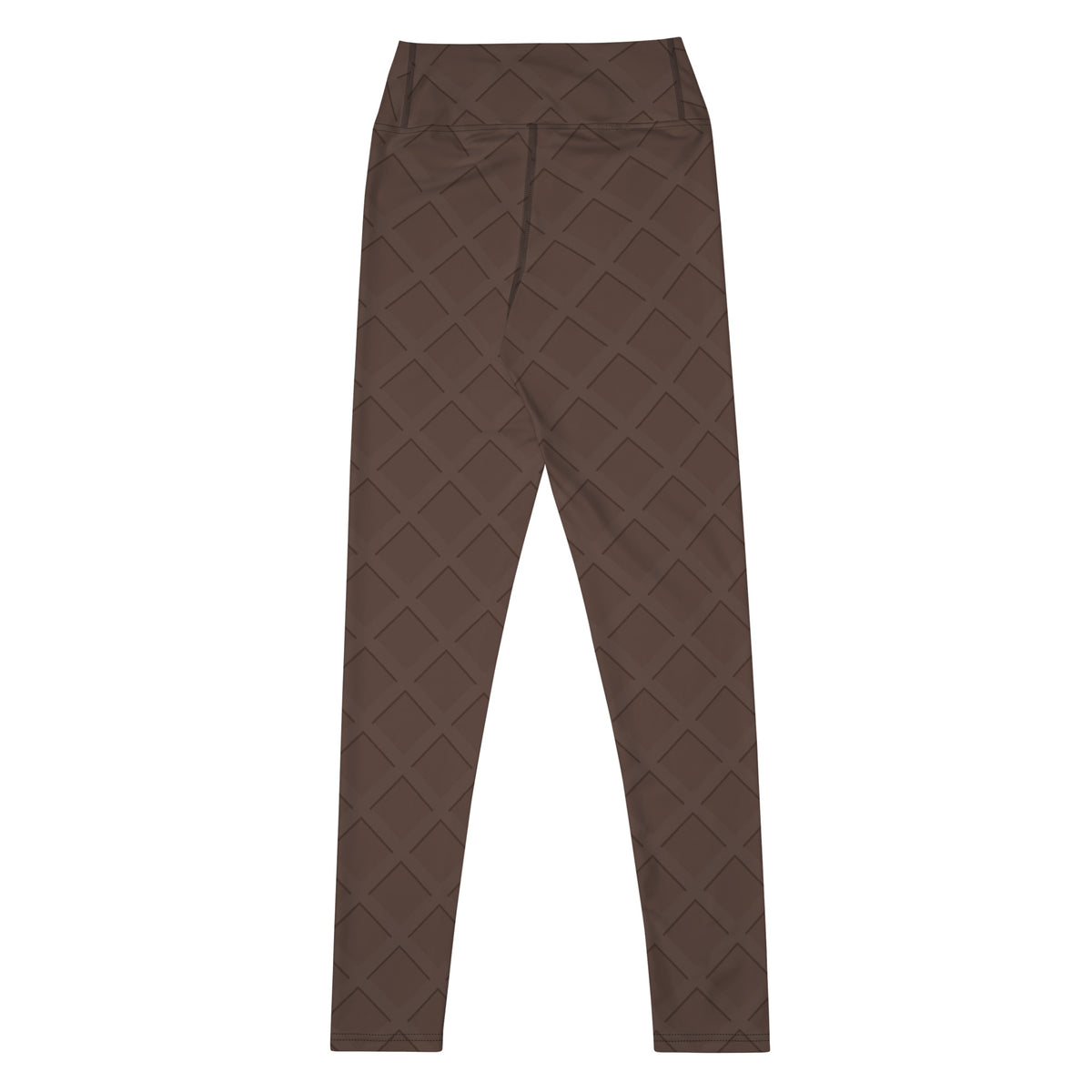 Women's Chocolate Waffle Cone Buttery Soft Yoga Leggings - Quick Drying, High Waisted Comfort