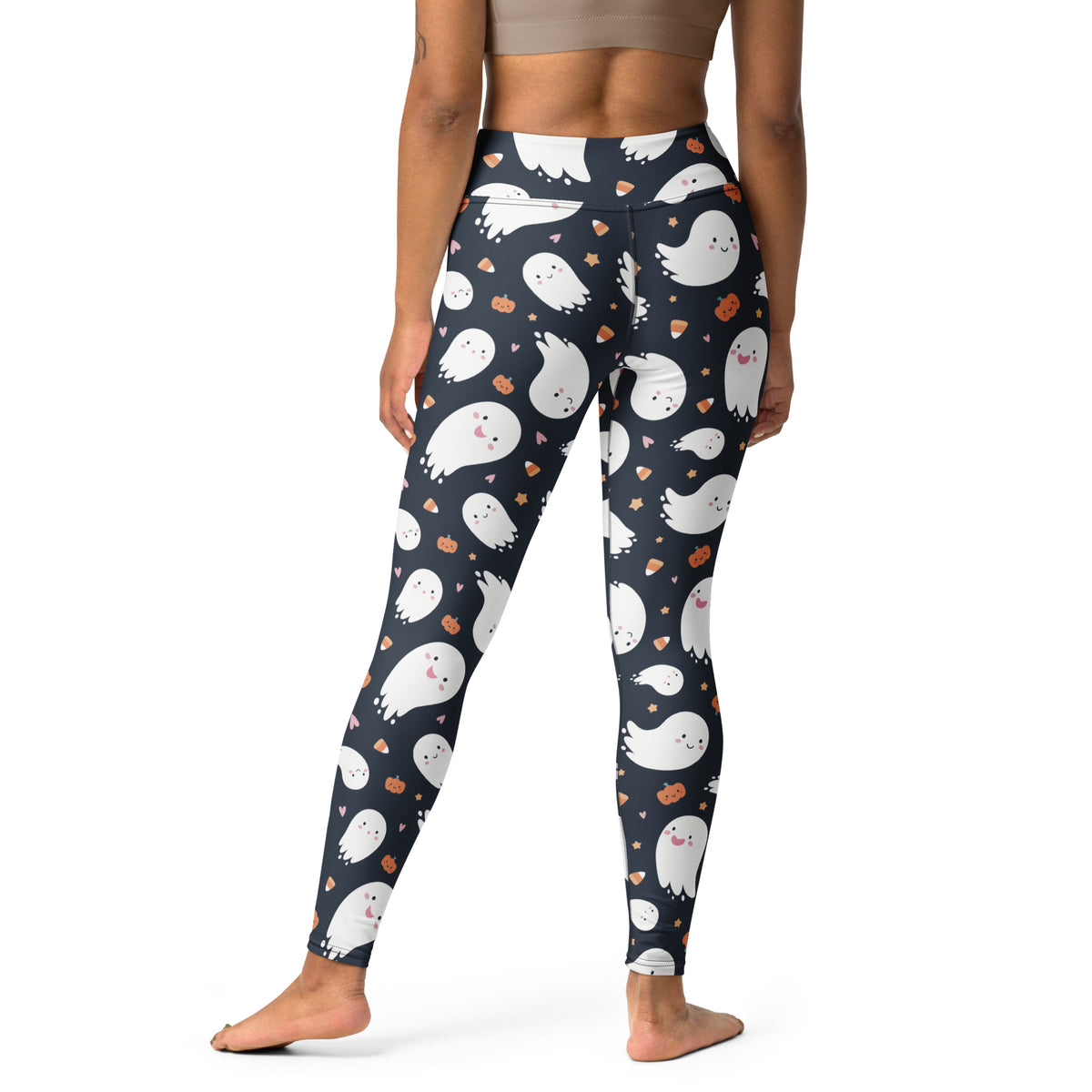 Women's Ghost Buttery Soft Yoga Leggings - Quick Drying, High Waisted Comfort