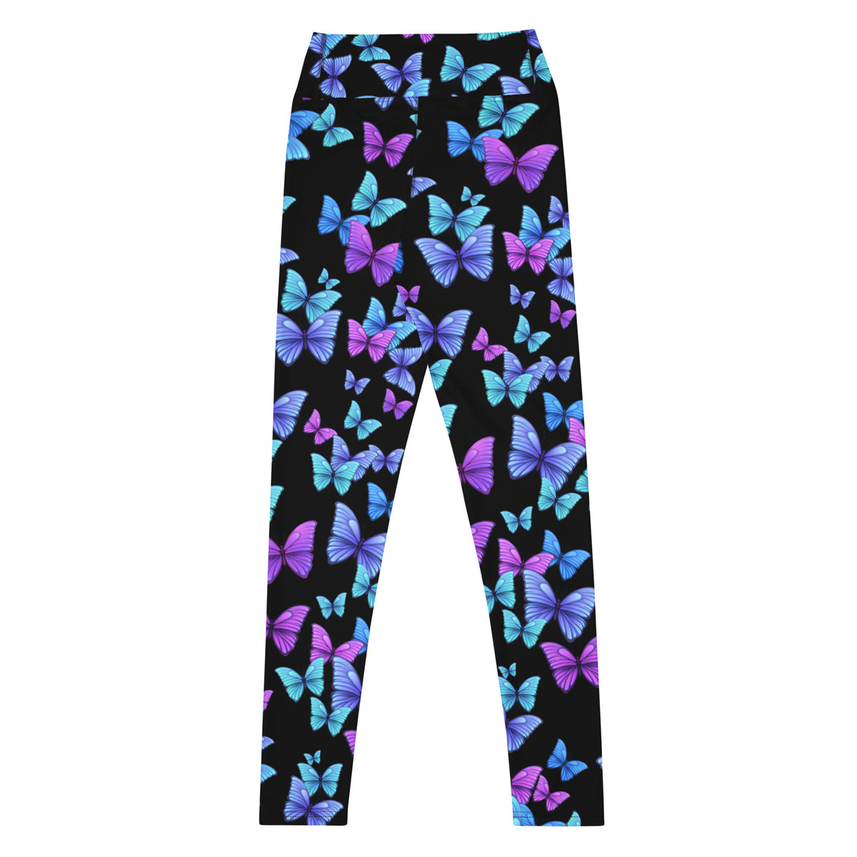 Women's Vibrant Butterfly Yoga Leggings - Quick Drying, High Waisted Buttery Soft Comfort