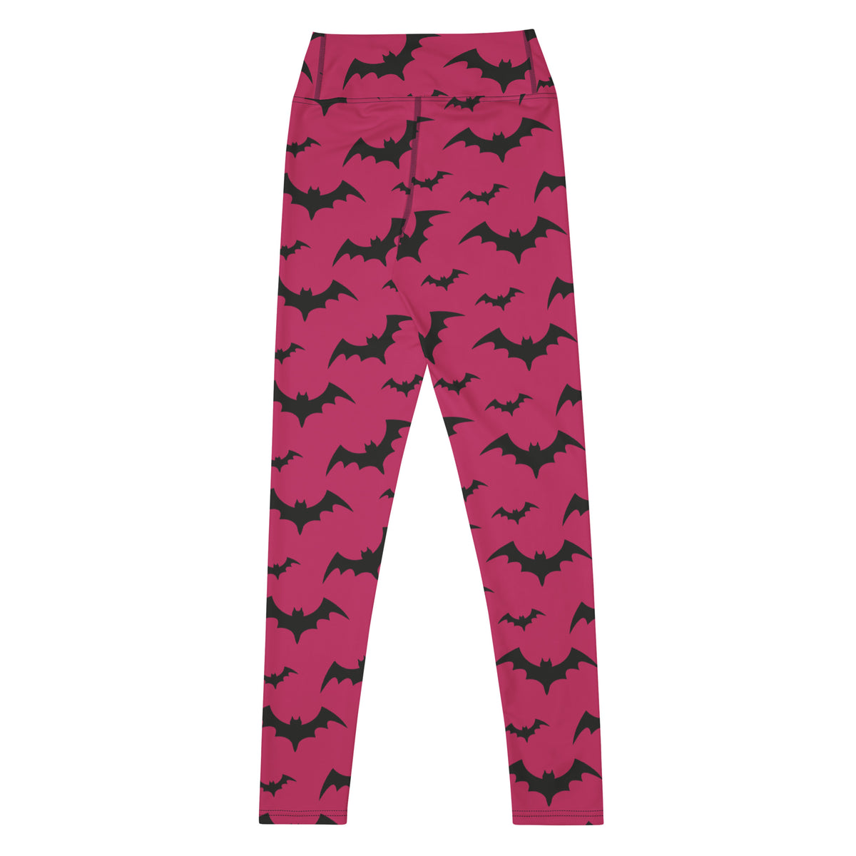 Women's Dark Pink Buttery Soft Yoga Leggings - Quick Drying, High Waisted Comfort