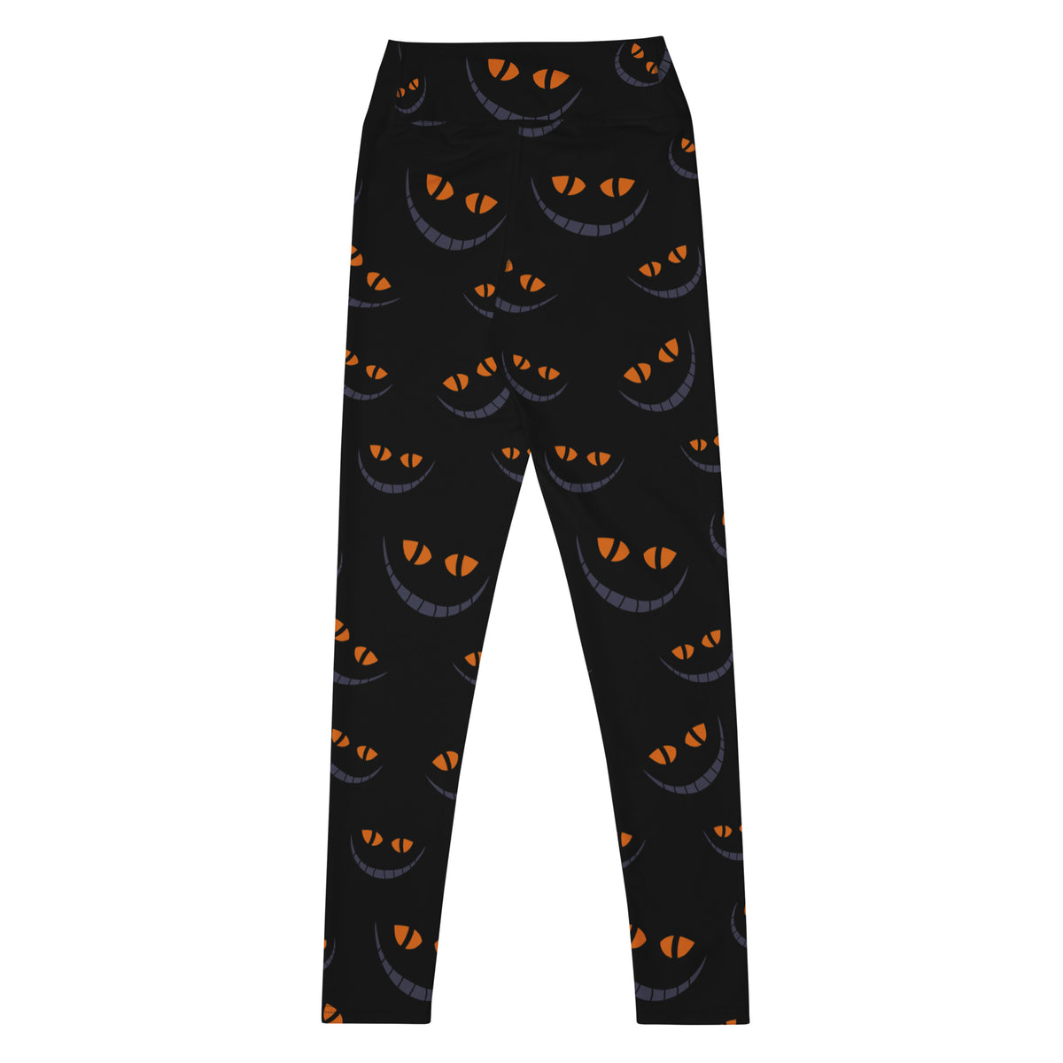 Women's Spooky Black Cat Buttery Soft Yoga Leggings - Quick Drying, High Waisted Comfort