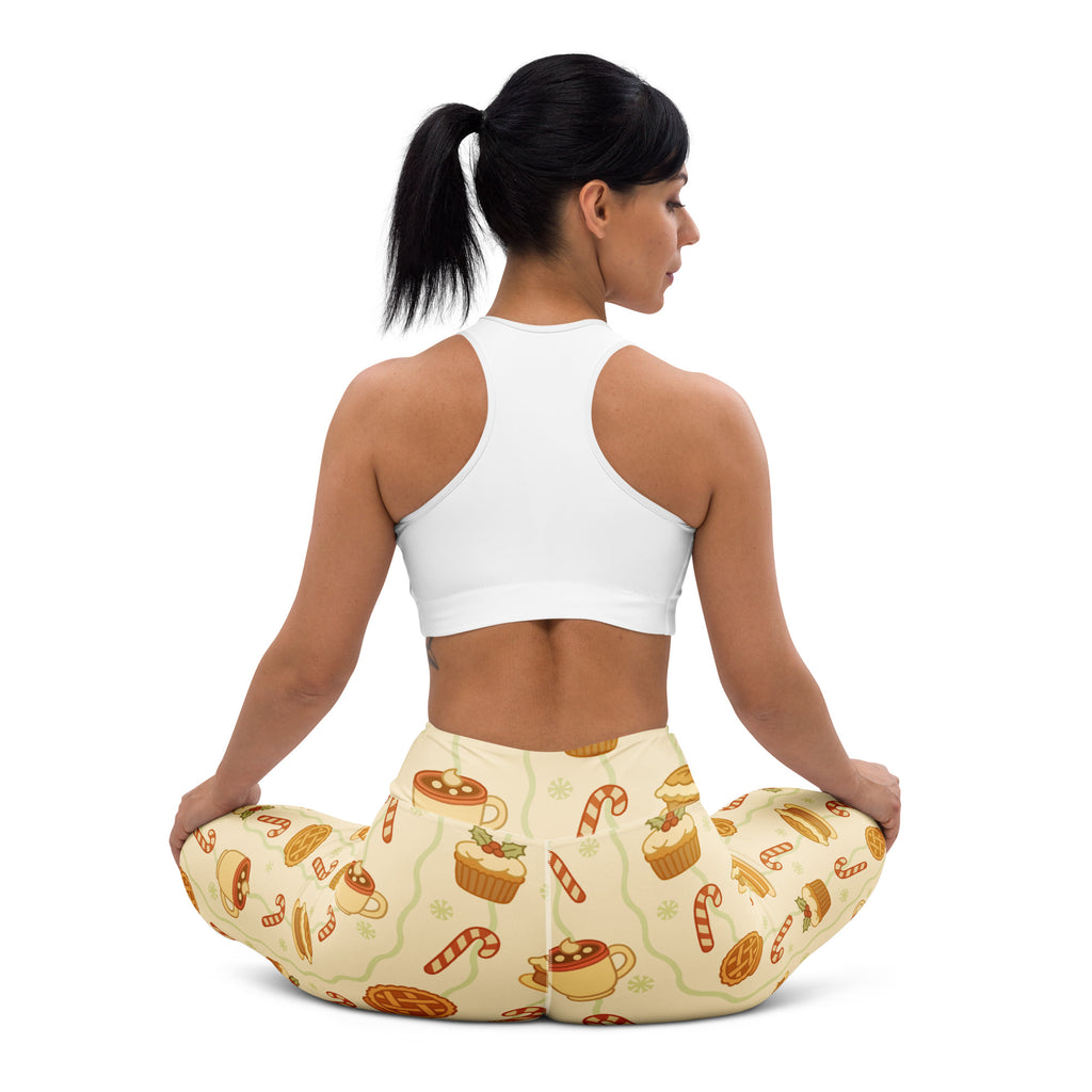 Women's Christmas Treat Buttery Soft Yoga Leggings - Quick Drying, High Waisted Comfort