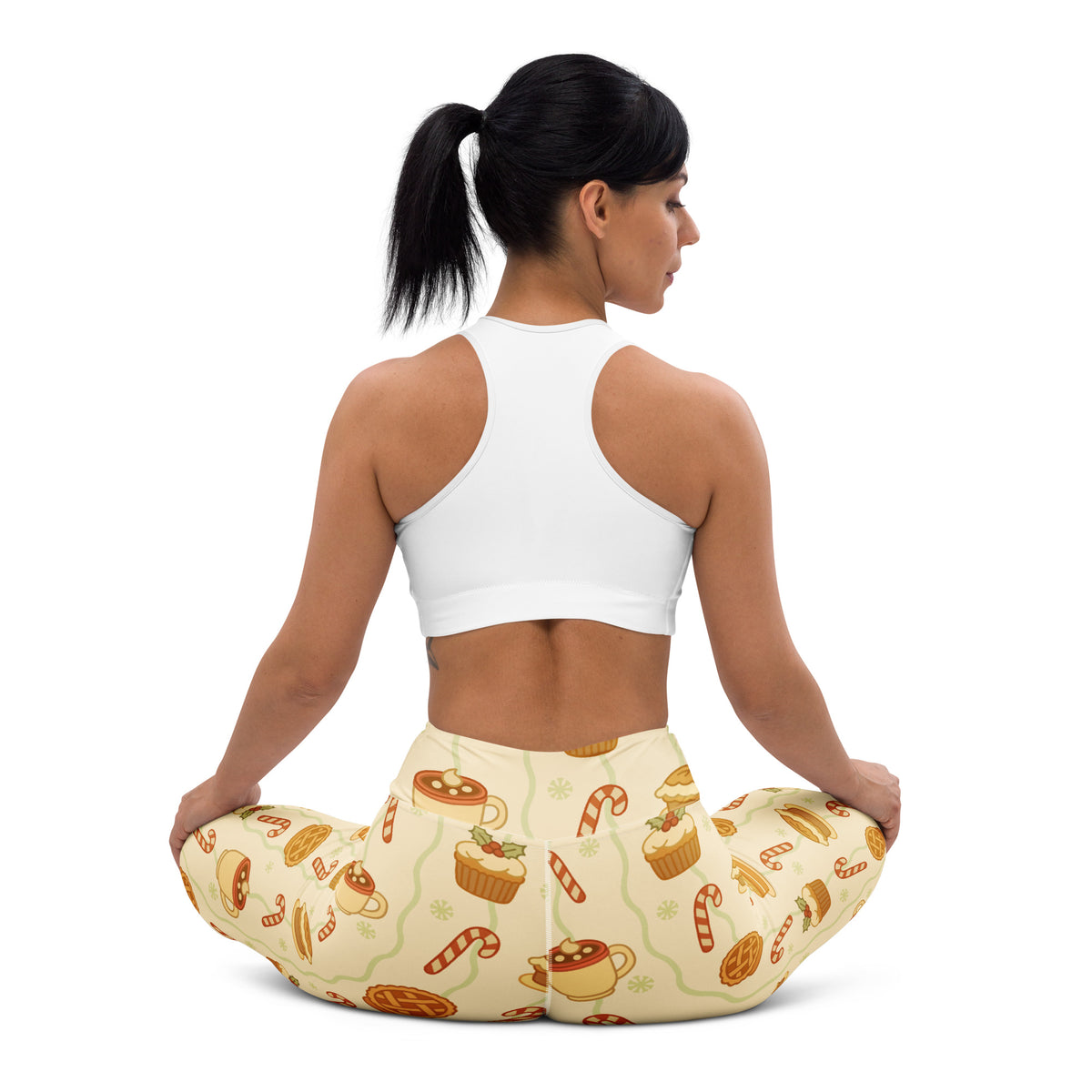 Women's Christmas Treat Buttery Soft Yoga Leggings - Quick Drying, High Waisted Comfort