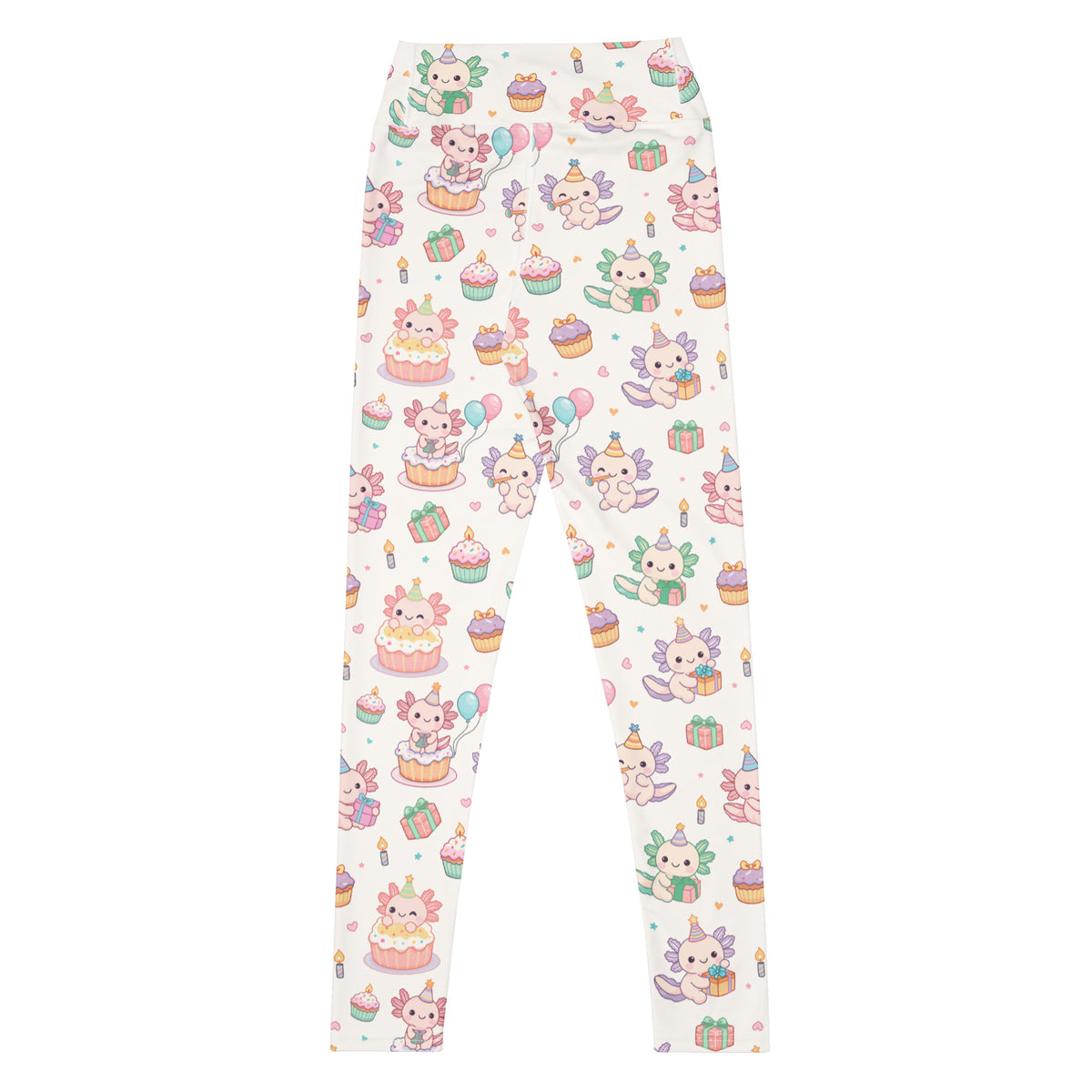 Women's Axolotl Birthday Buttery Soft Yoga Leggings - Quick Drying, High Waisted Comfort
