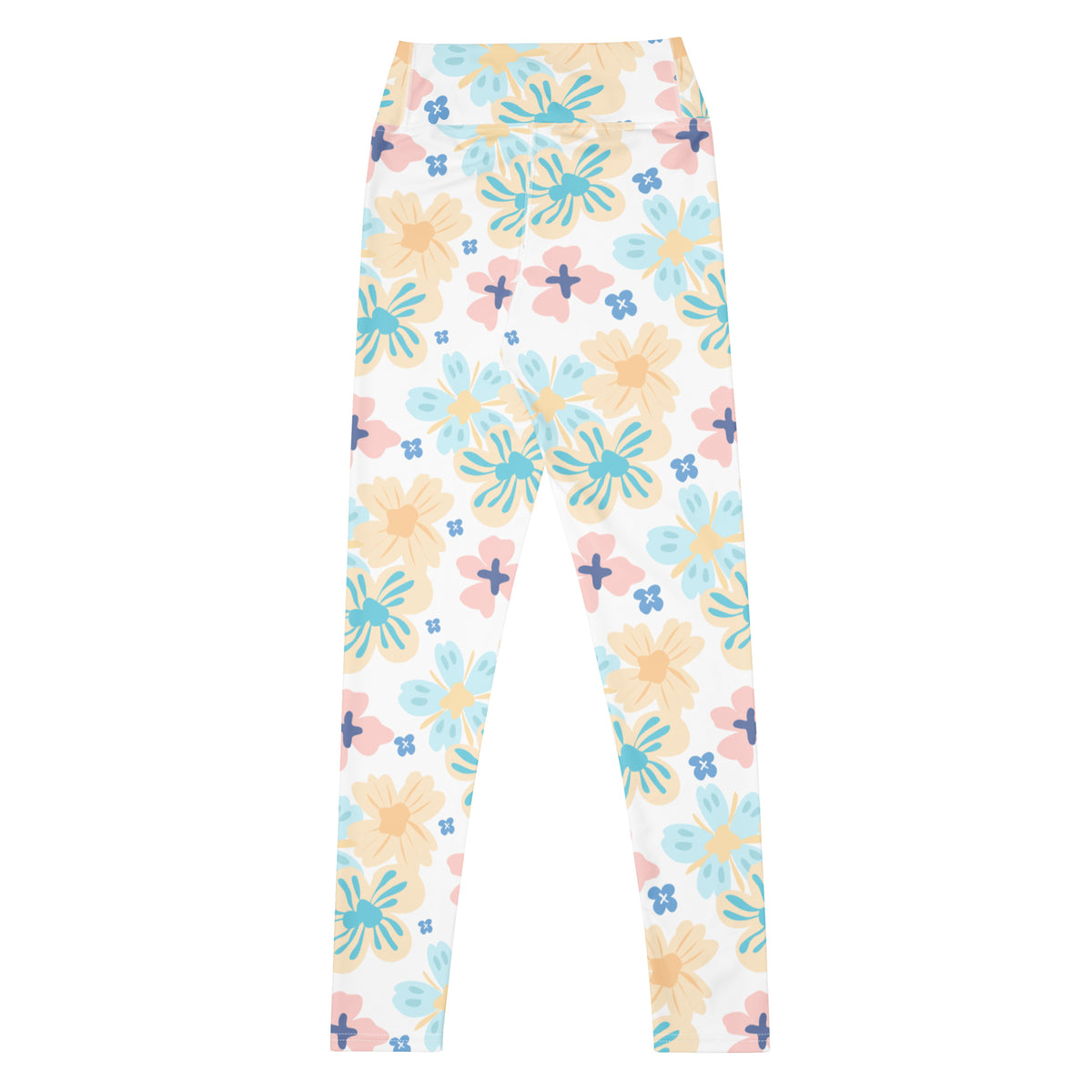 Women's Botanical Print Buttery Soft Yoga Leggings - Quick Drying, High Waisted Comfort