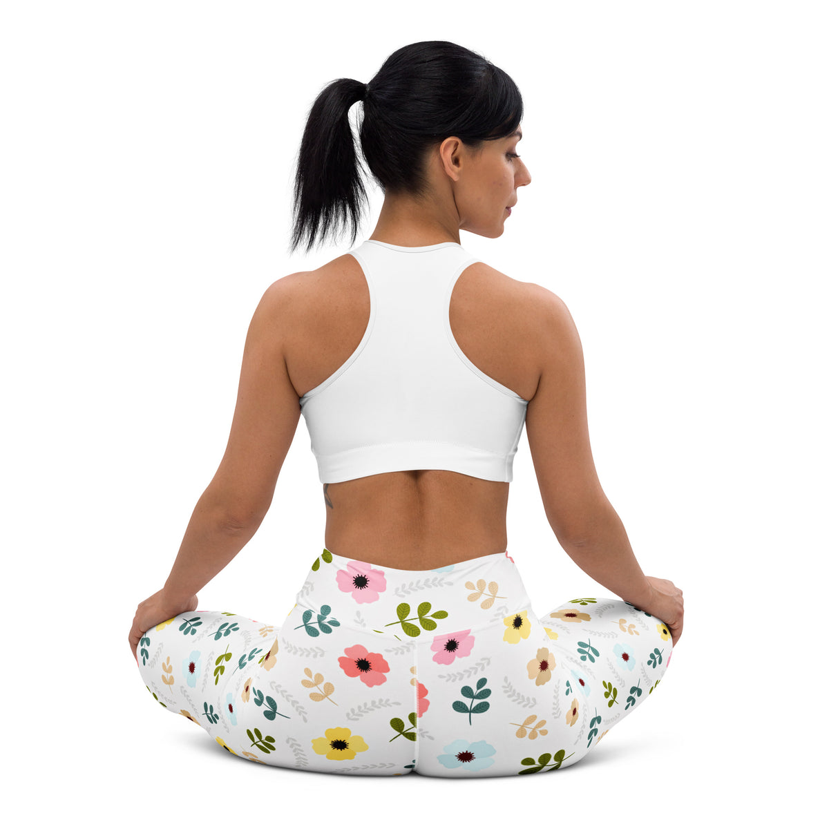 Women's Wildflower Buttery Soft Yoga Leggings - Quick Drying, High Waisted Comfort