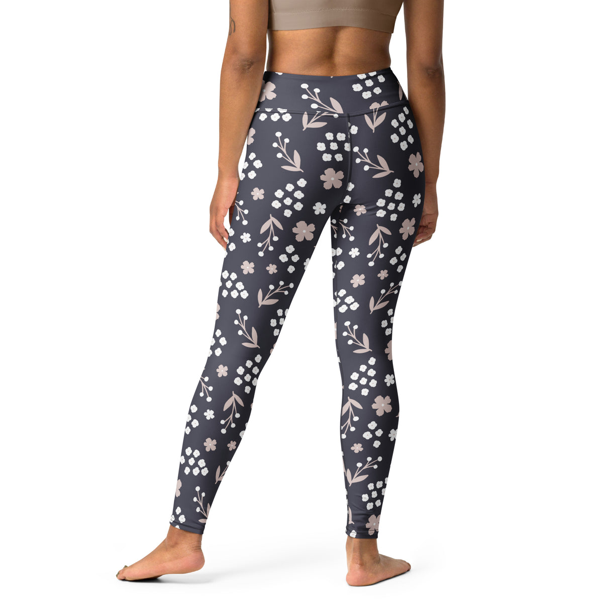 Women's Charcoal Black Buttery Soft Yoga Leggings - Quick Drying, High Waisted Comfort