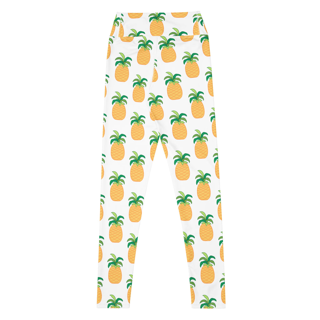 Women's Pineapple Buttery Soft Yoga Leggings - Quick Drying, High Waisted Comfort
