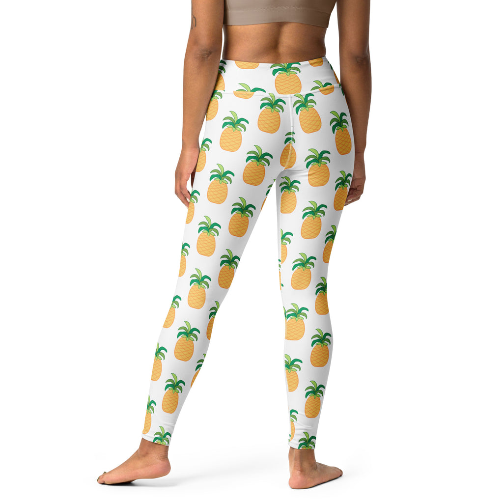 Women's Pineapple Buttery Soft Yoga Leggings - Quick Drying, High Waisted Comfort