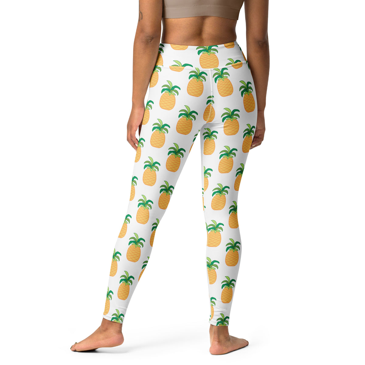 Women's Pineapple Buttery Soft Yoga Leggings - Quick Drying, High Waisted Comfort