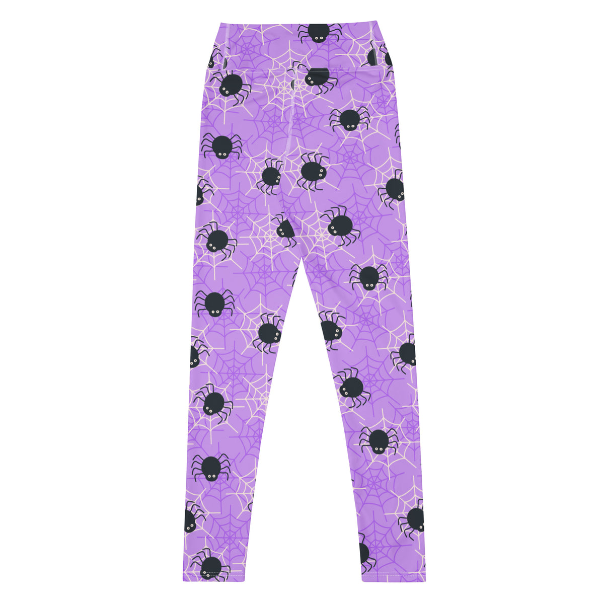 Women's Purple Spider Halloween Buttery Soft Yoga Leggings - Quick Drying, High Waisted Comfort