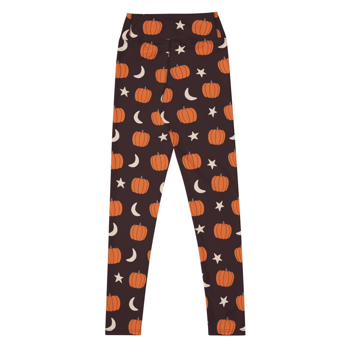Women's Pumpkin Moon Halloween Buttery Soft Yoga Leggings - Quick Drying, High Waisted Comfort