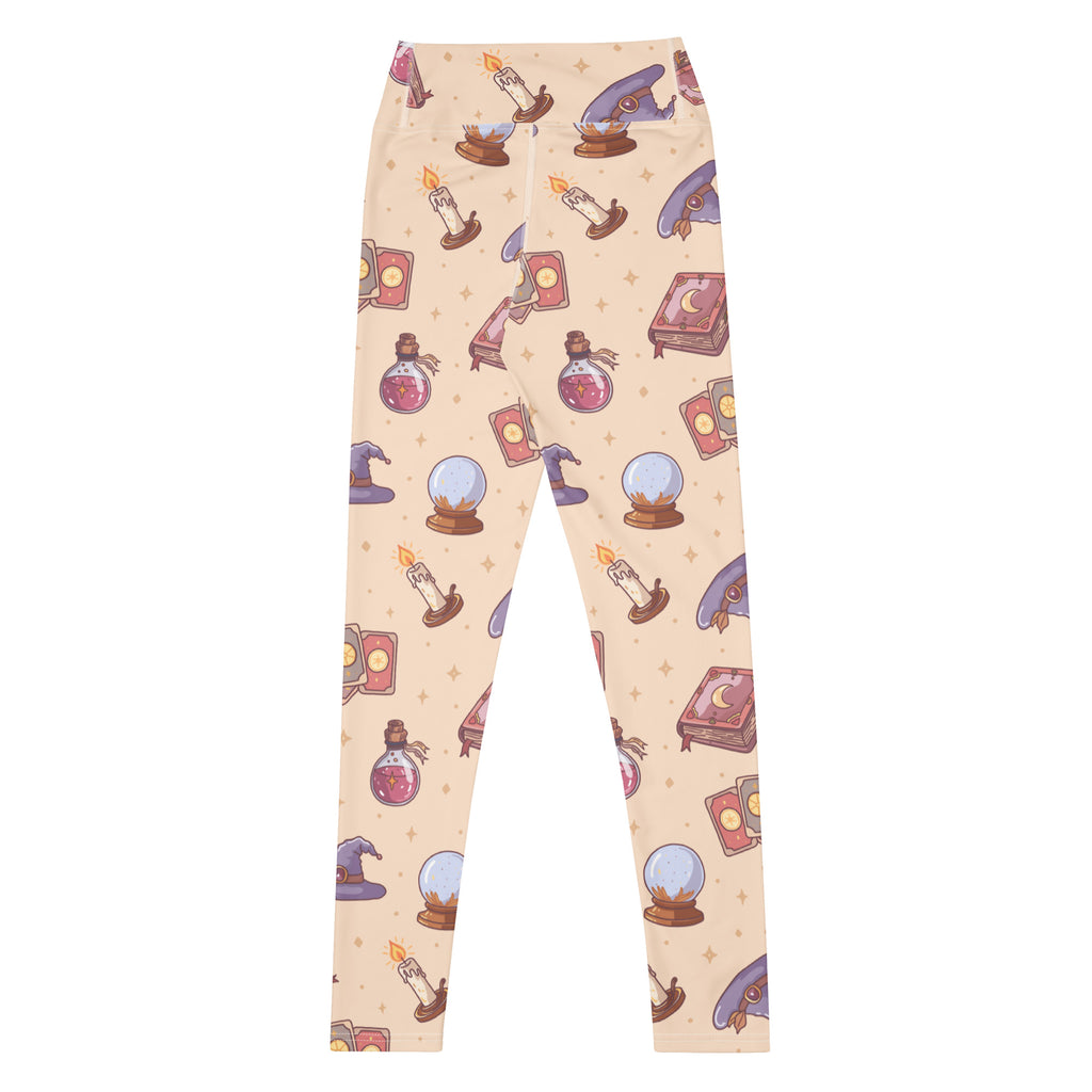 Women's Witchy Halloween Buttery Soft Yoga Leggings - Quick Drying, High Waisted Comfort