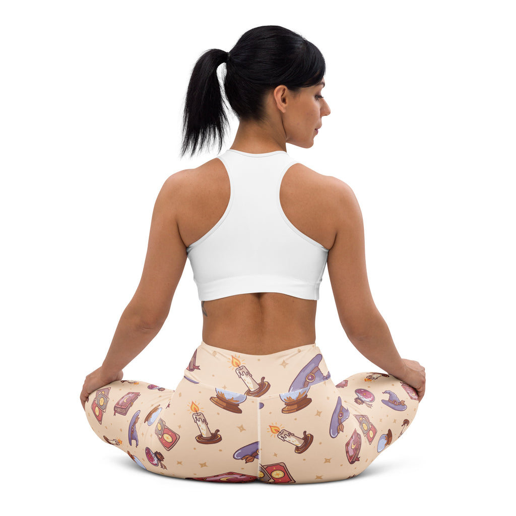 Women's Witchy Halloween Buttery Soft Yoga Leggings - Quick Drying, High Waisted Comfort