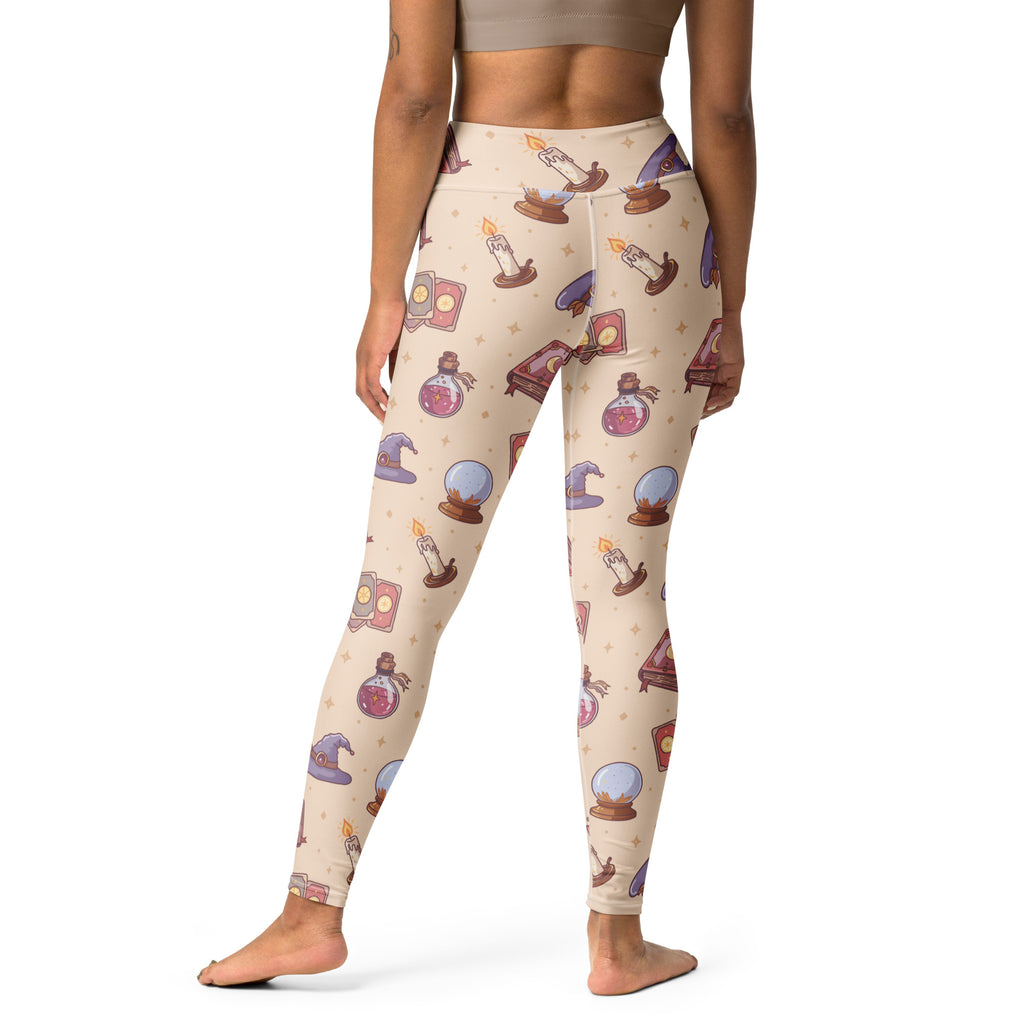 Women's Witchy Halloween Buttery Soft Yoga Leggings - Quick Drying, High Waisted Comfort