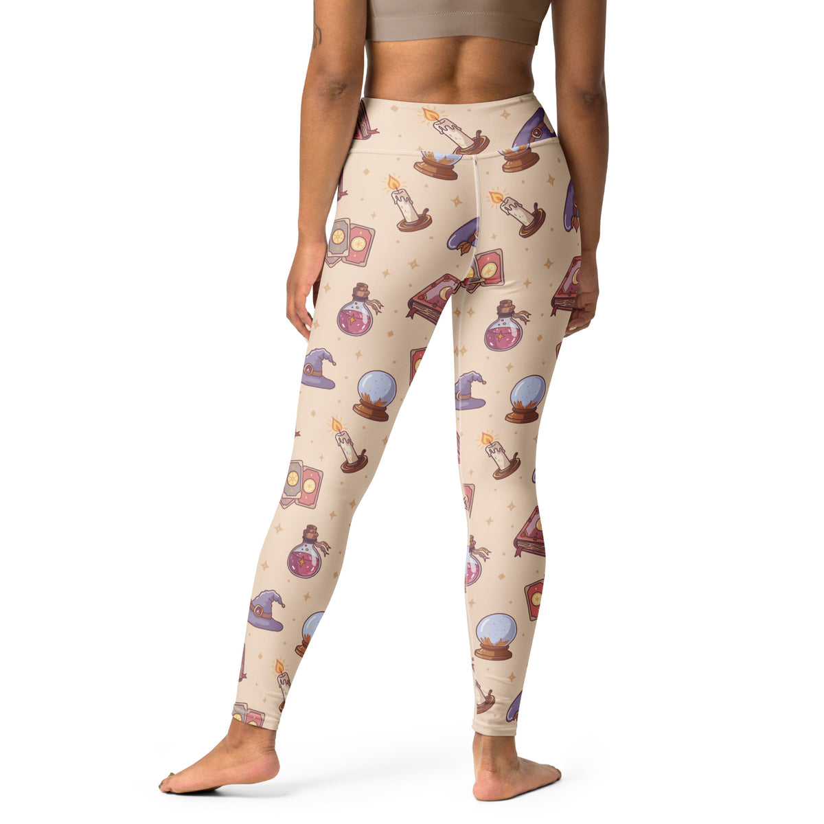 Women's Witchy Halloween Buttery Soft Yoga Leggings - Quick Drying, High Waisted Comfort