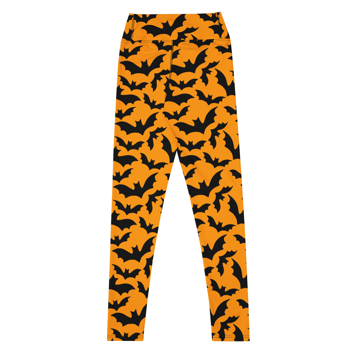 Women's Halloween Orange Bats Buttery Soft Yoga Leggings - Quick Drying, High Waisted Comfort (Copy)