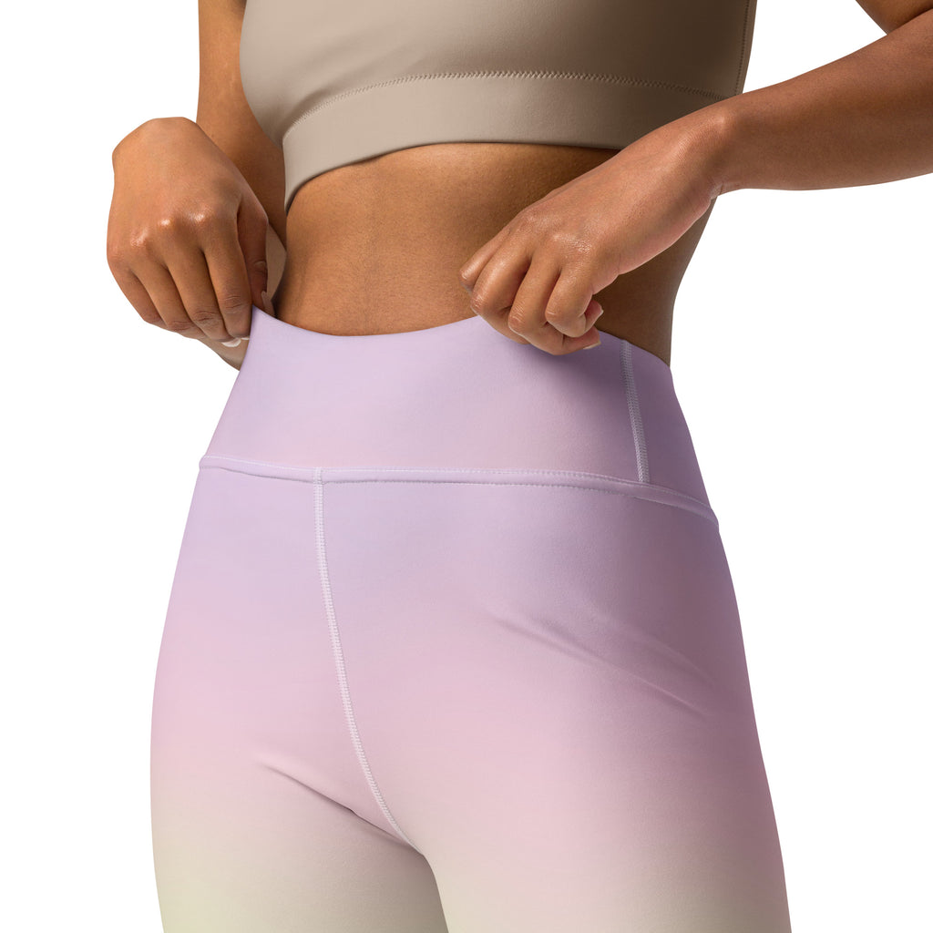Women's Rainbow Pastel Buttery Soft Yoga Leggings