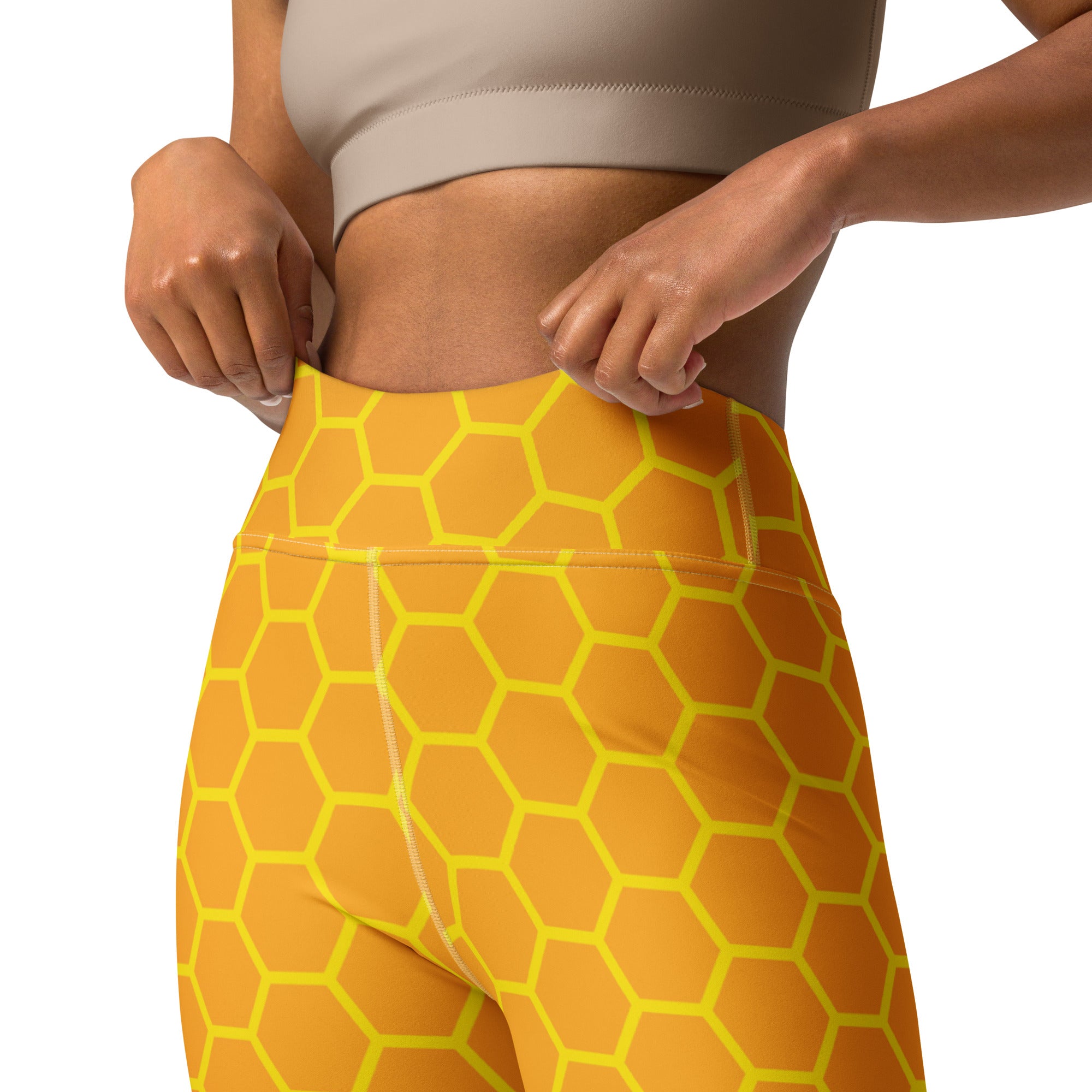 Women's Honeycomb Buttery Soft Yoga Leggings