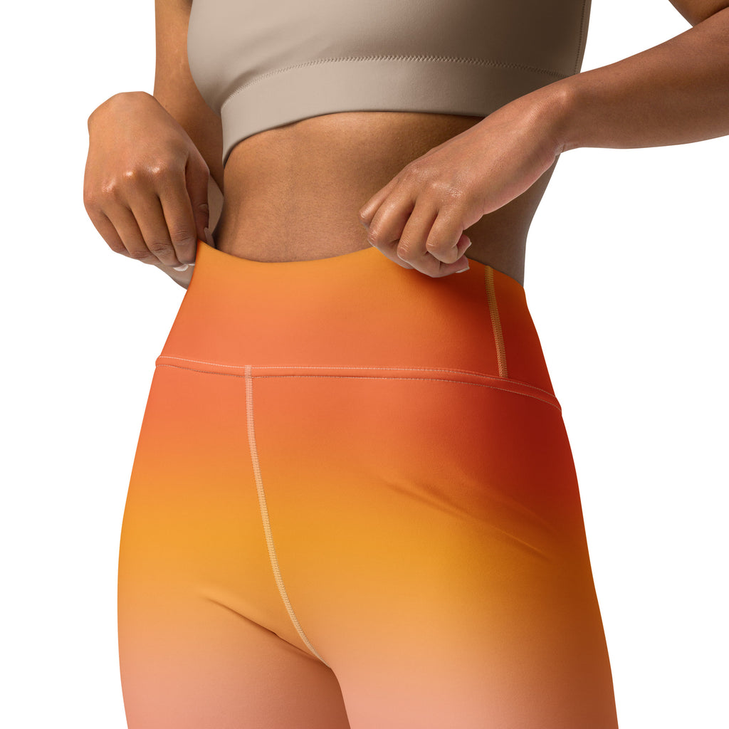 Women's Sunset Ombre Buttery Soft Yoga Leggings