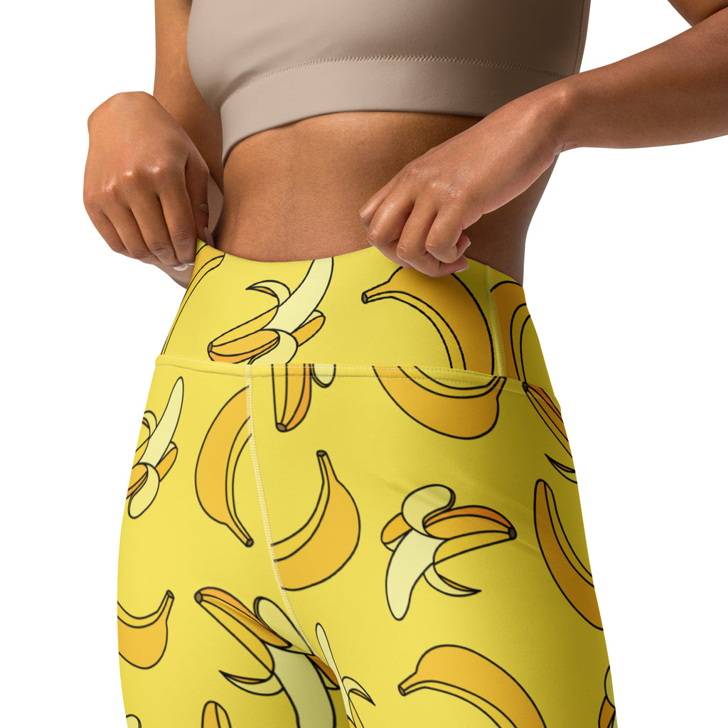 Women's Yellow Banana Buttery Soft Yoga Leggings