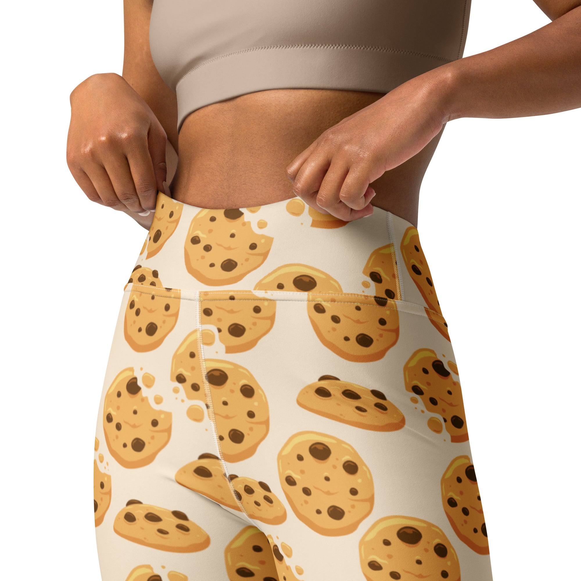 Women's Chocolate Chip Cookies Buttery Soft Yoga Leggings