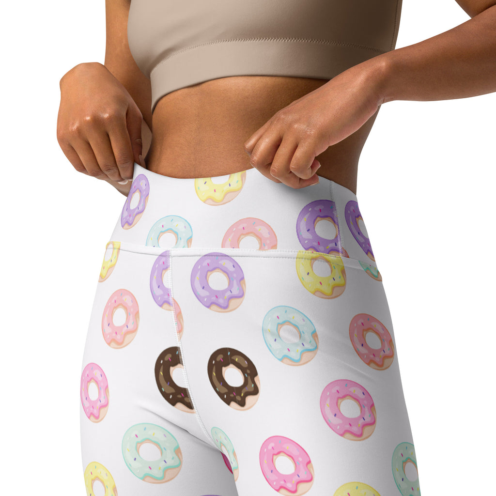 Women's Colorful Donut Buttery Soft Yoga Leggings