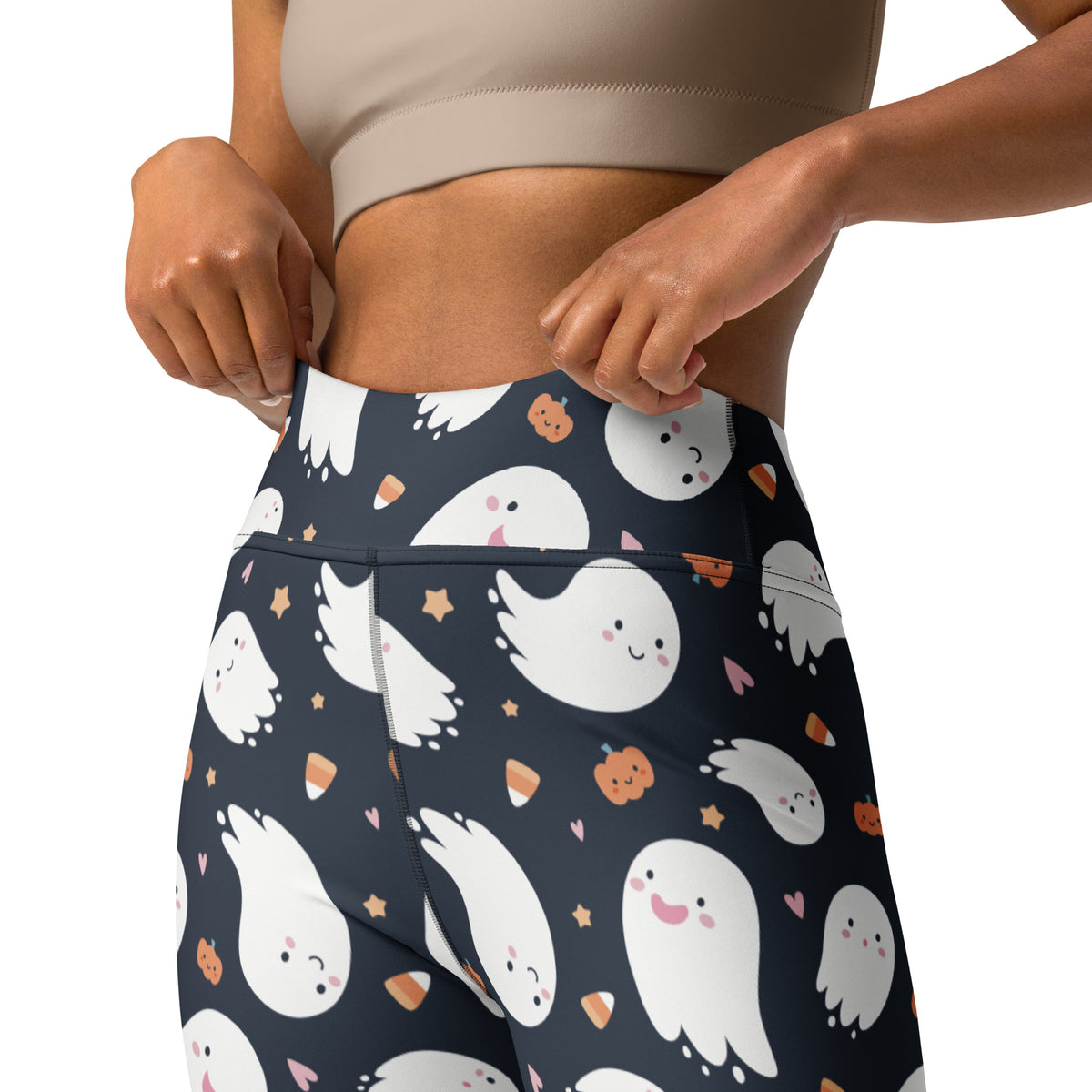 Women's Ghost Buttery Soft Yoga Leggings - Quick Drying, High Waisted Comfort