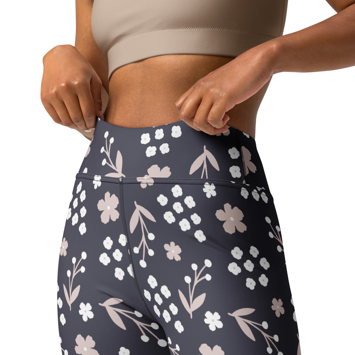 Women's Charcoal Black Buttery Soft Yoga Leggings - Quick Drying, High Waisted Comfort