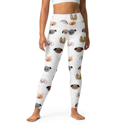 Women's Dog Face Yoga Leggings