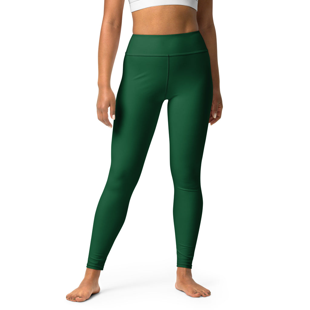 Women's Dark Green Buttery Soft Yoga Leggings