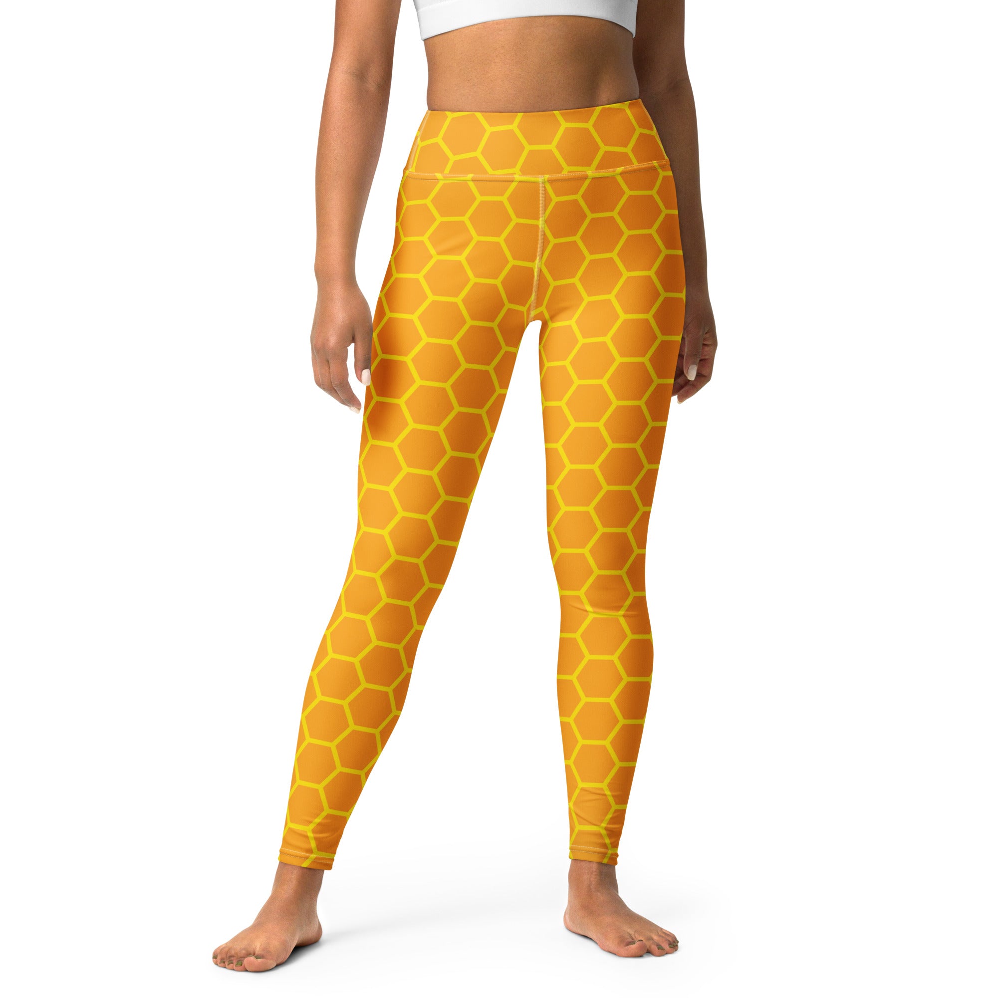 Women's Honeycomb Buttery Soft Yoga Leggings