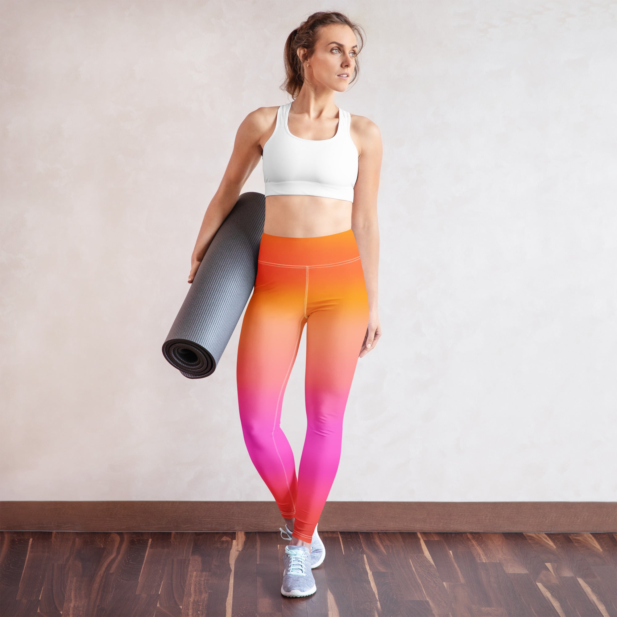 Women's Sunset Ombre Buttery Soft Yoga Leggings