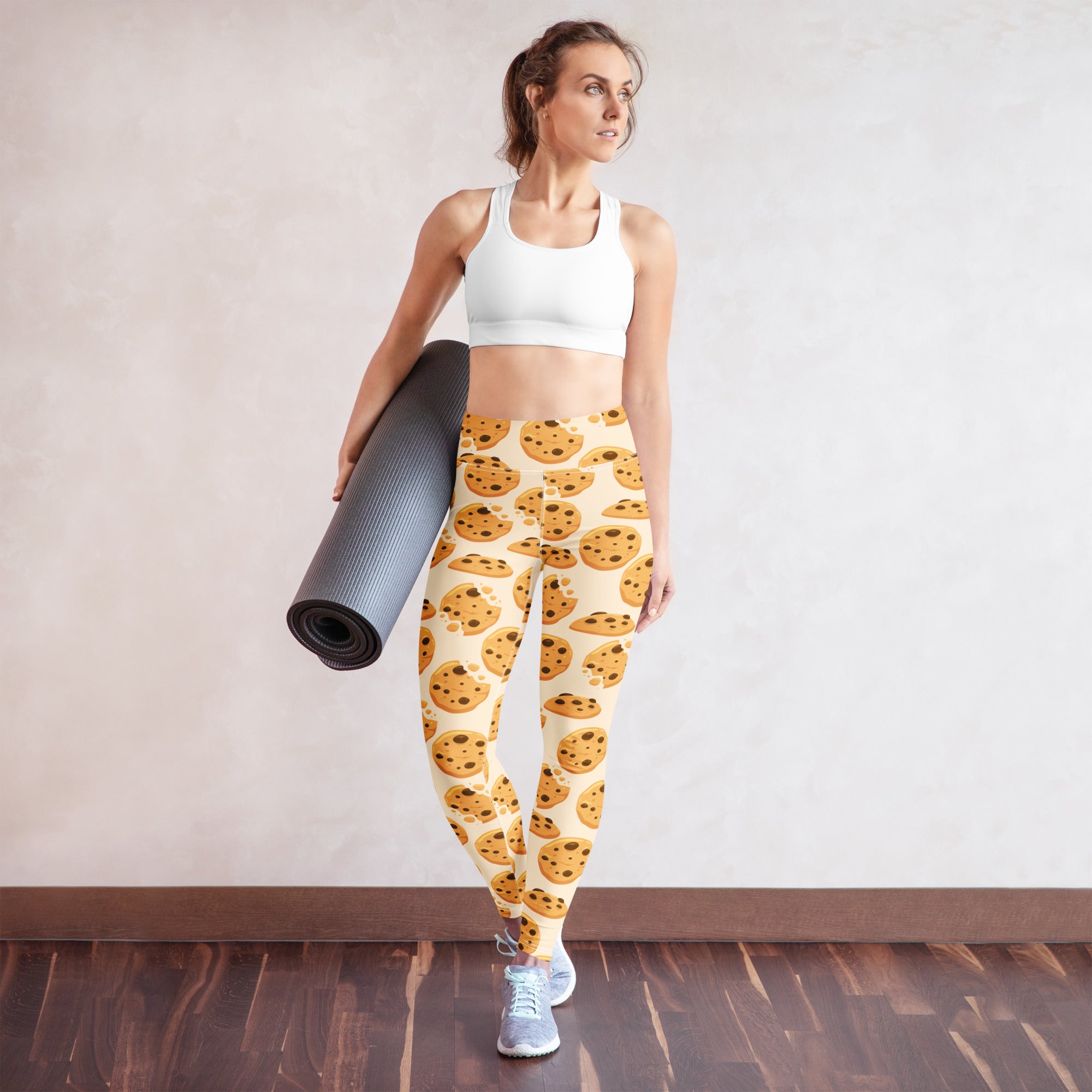 Women's Chocolate Chip Cookies Buttery Soft Yoga Leggings