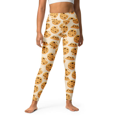 Women's Chocolate Chip Cookies Buttery Soft Yoga Leggings