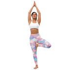 Women's Rainbow Mermaid Buttery Soft Yoga Leggings