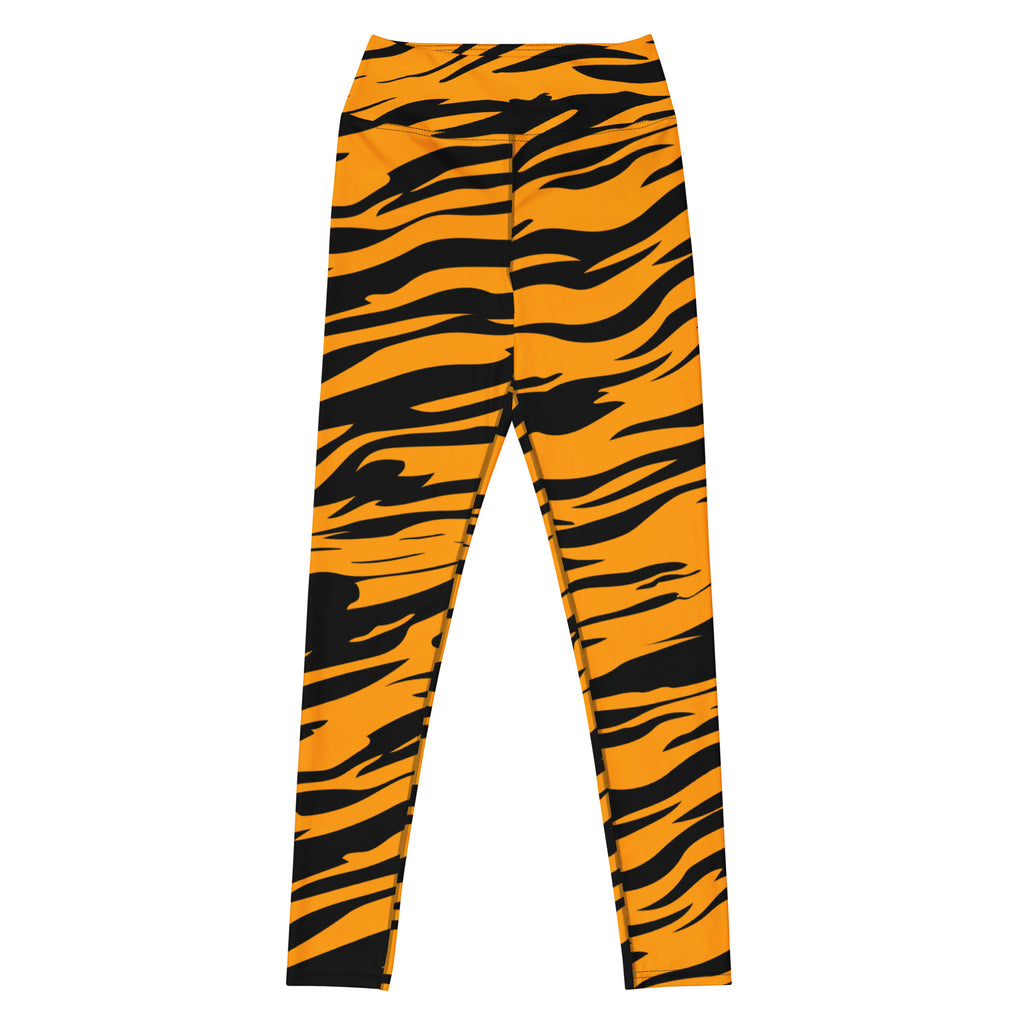 Women's Tiger Stripe Buttery Soft Yoga Leggings - Quick Drying, High Waisted Comfort