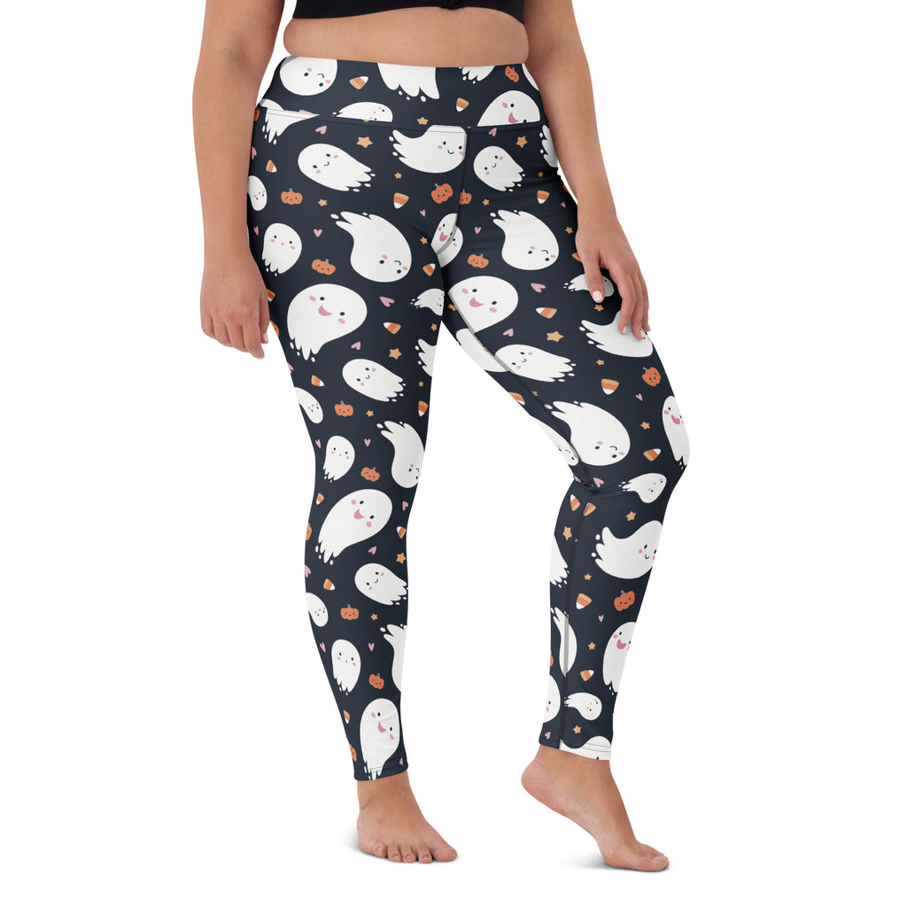 Women's Ghost Buttery Soft Yoga Leggings - Quick Drying, High Waisted Comfort