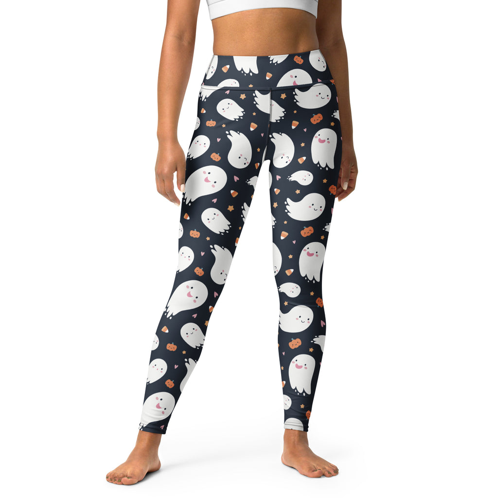 Women's Ghost Buttery Soft Yoga Leggings - Quick Drying, High Waisted Comfort