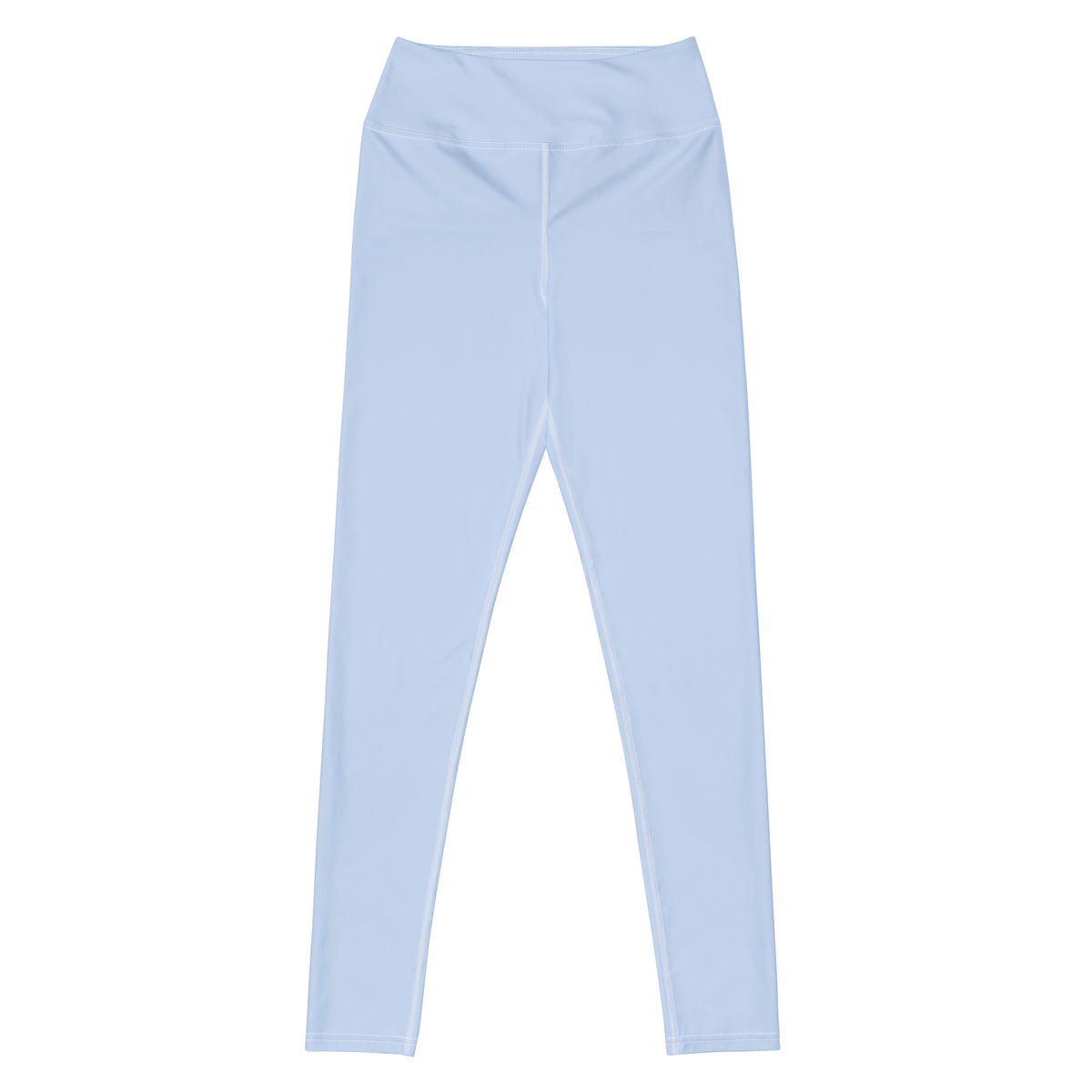 Women's Light Blue Buttery Soft Yoga Leggings - Quick Drying, High Waisted Comfort