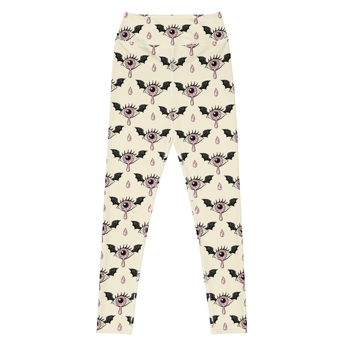 Women's Creepy Eye Halloween Buttery Soft Yoga Leggings - Quick Drying, High Waisted Comfort