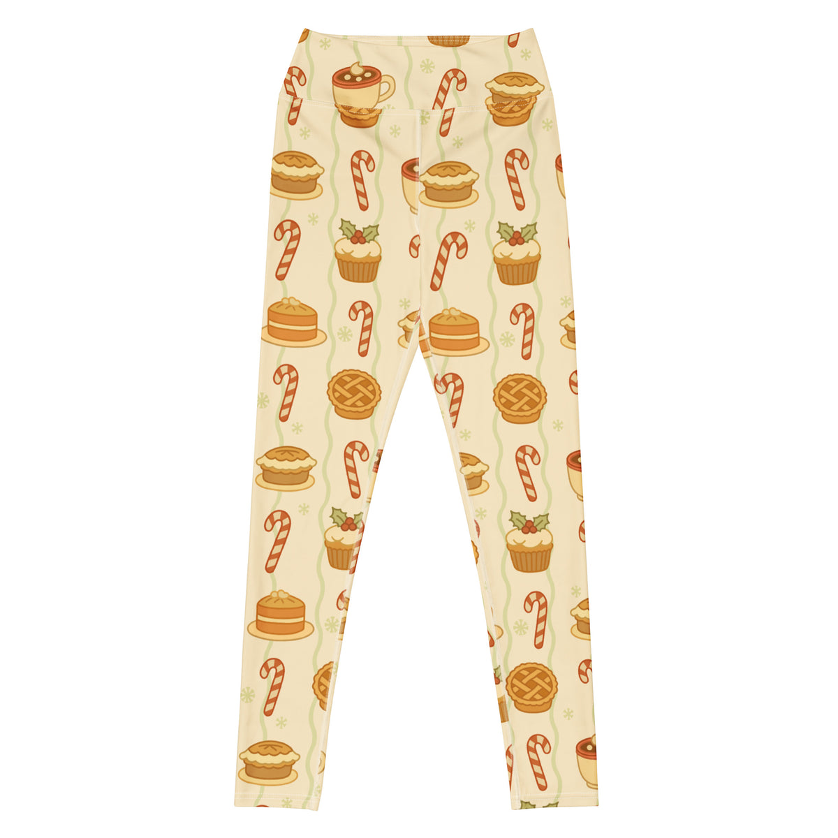 Women's Christmas Treat Buttery Soft Yoga Leggings - Quick Drying, High Waisted Comfort