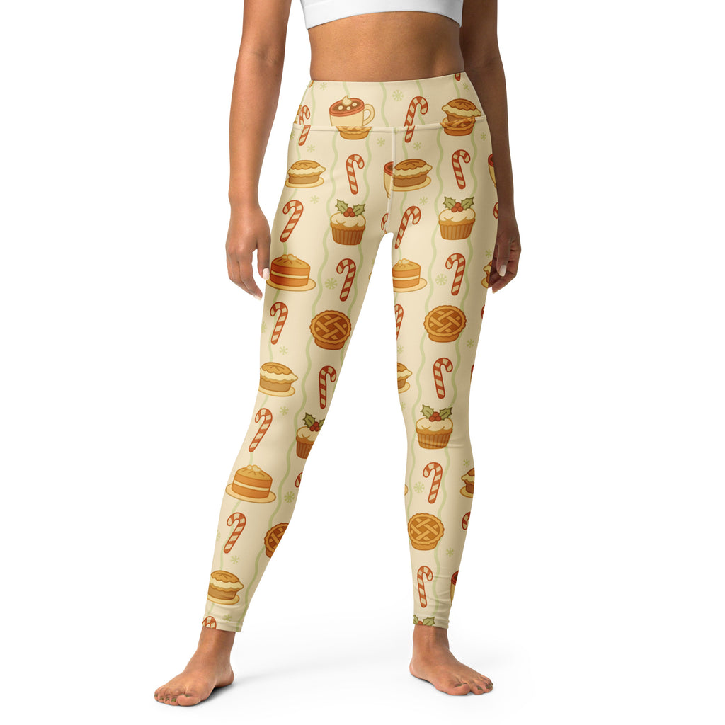 Women's Christmas Treat Buttery Soft Yoga Leggings - Quick Drying, High Waisted Comfort