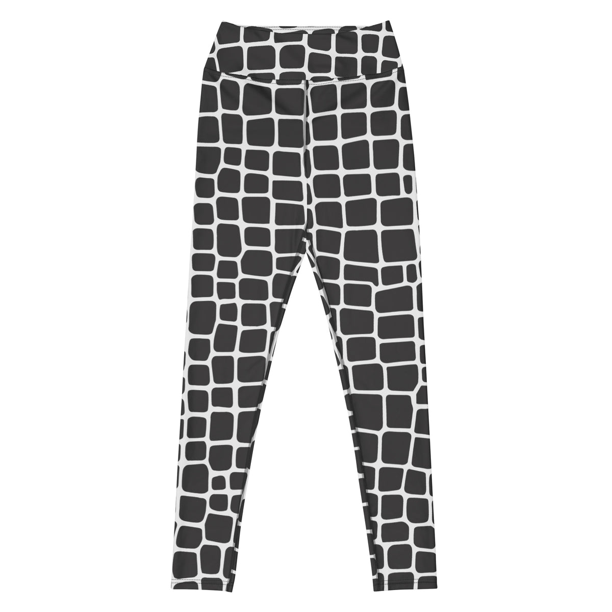 Women's Black Crocodile Buttery Soft Yoga Leggings - Quick Drying, High Waisted Comfort