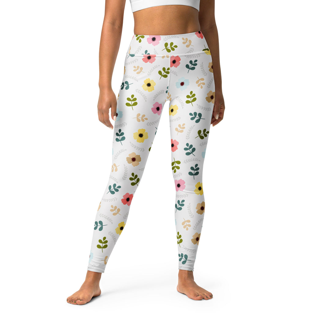 Women's Wildflower Buttery Soft Yoga Leggings - Quick Drying, High Waisted Comfort