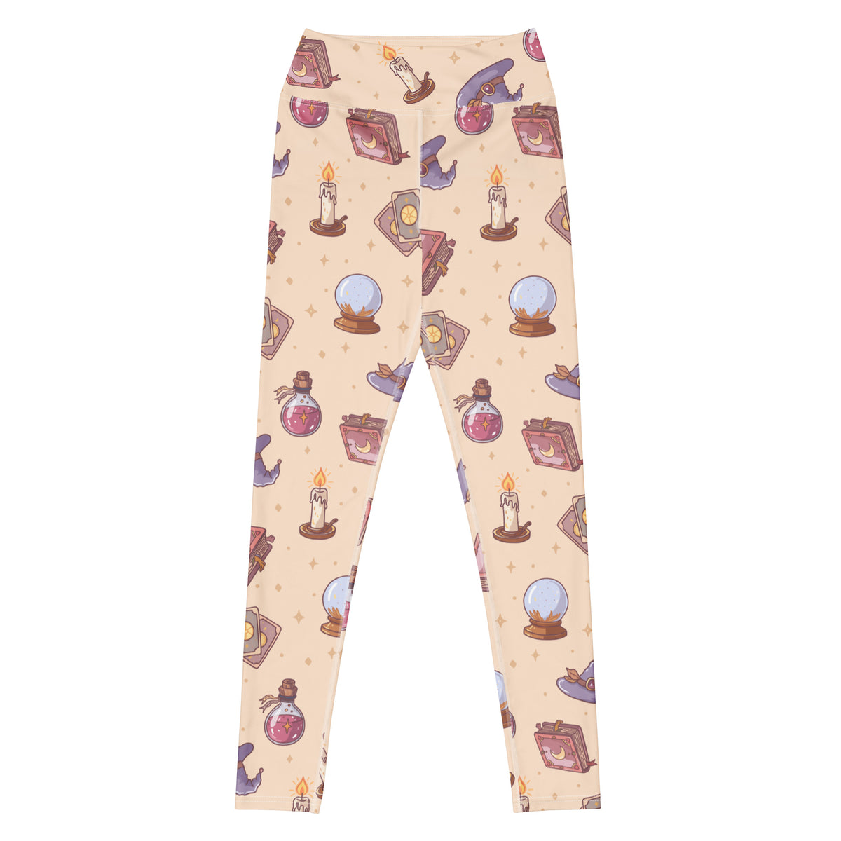 Women's Witchy Halloween Buttery Soft Yoga Leggings - Quick Drying, High Waisted Comfort