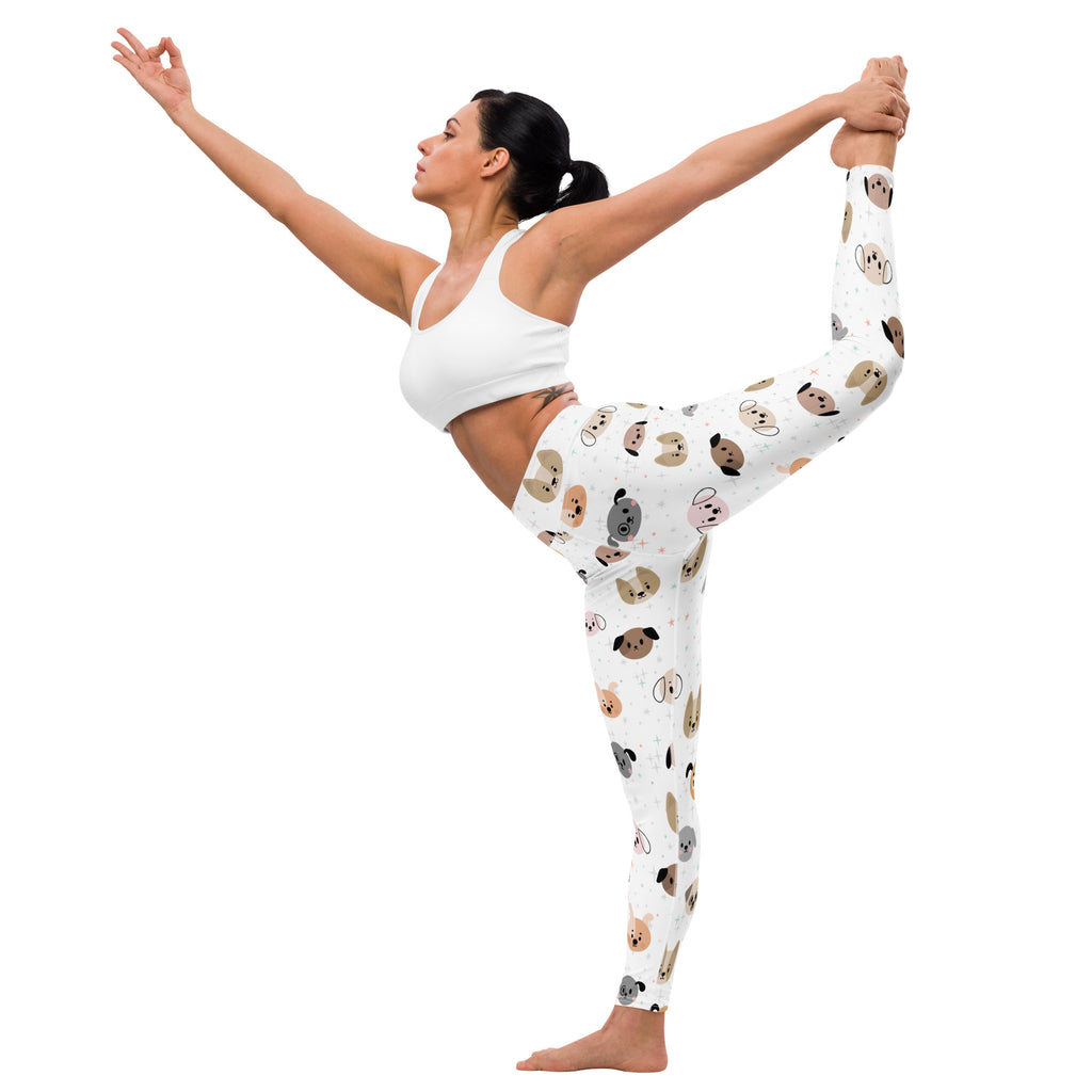 Women's Dog Face Yoga Leggings