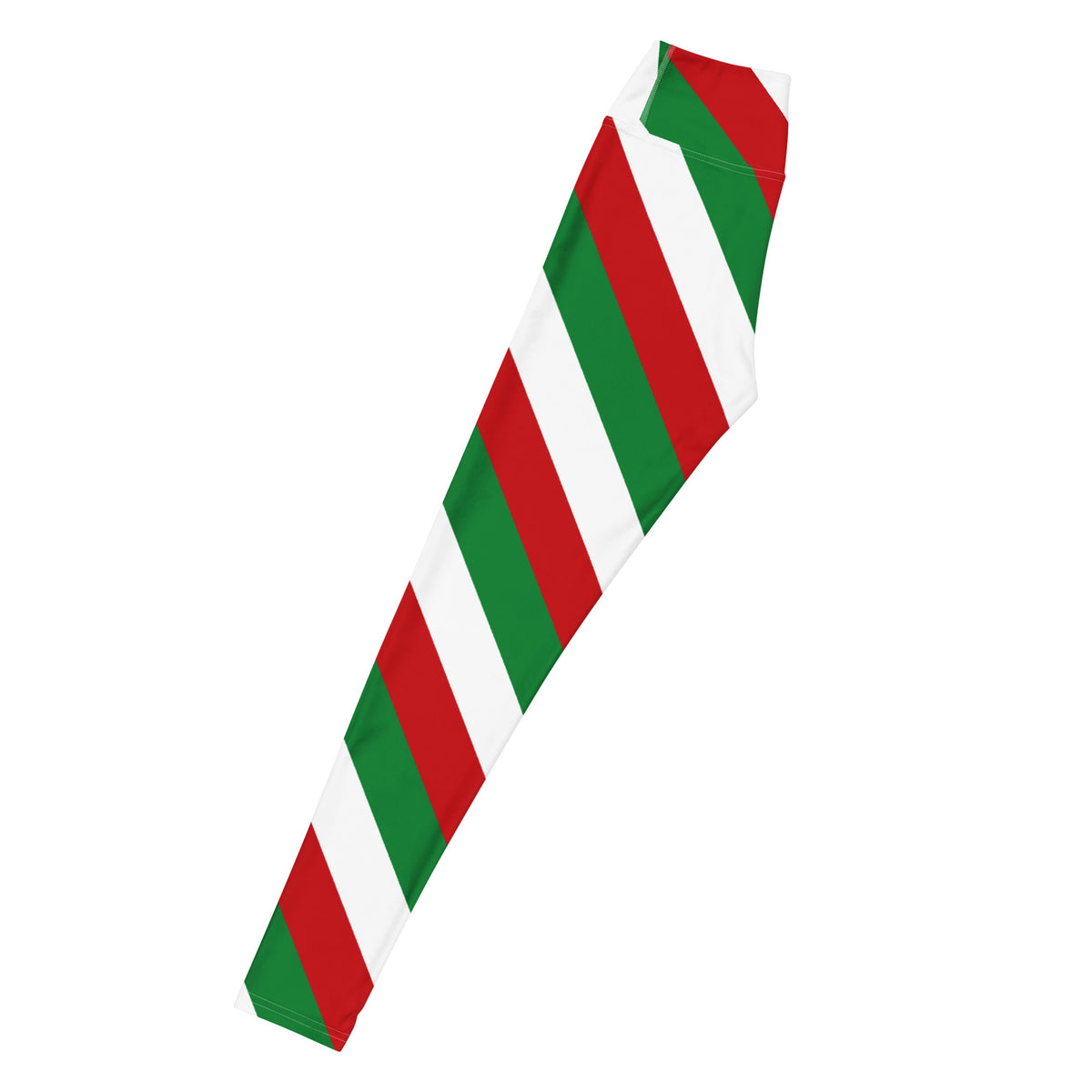 Women's Christmas Candy Cane Stripe Buttery Soft Yoga Leggings - Quick Drying, High Waisted Comfort